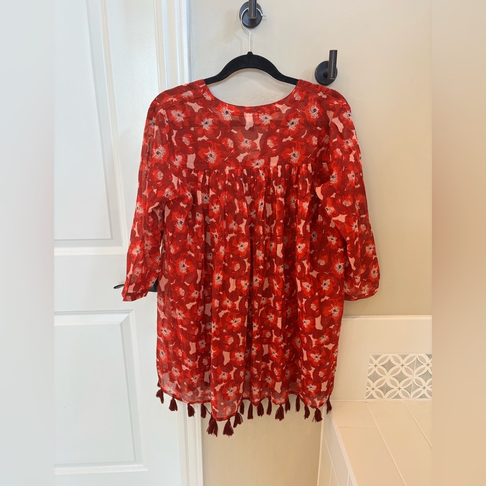 Anthropologie Floral Tunic Dress - Picture 10 of 14